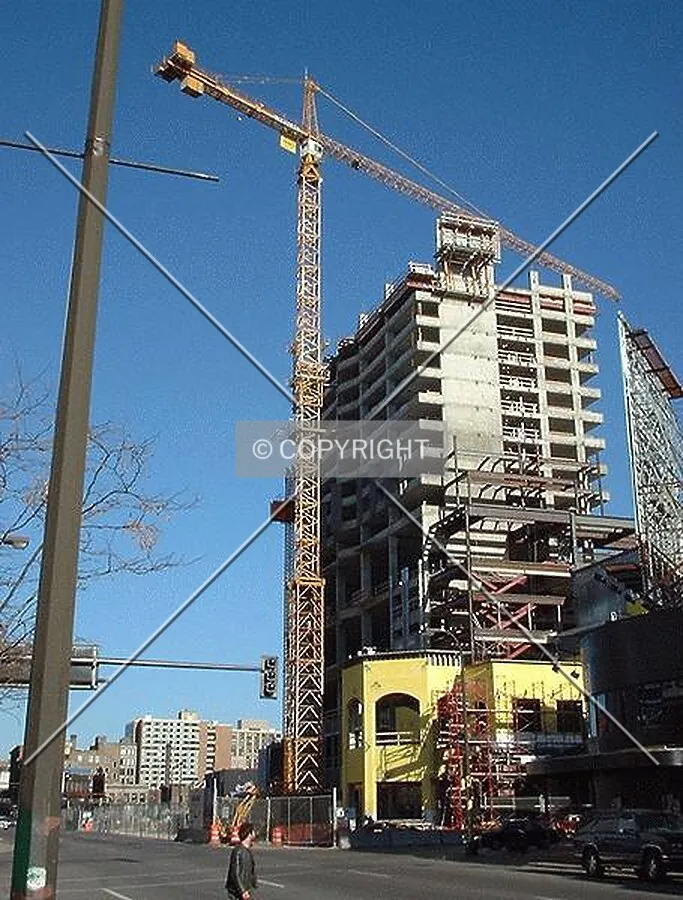 View to the North along 1st Avenue North