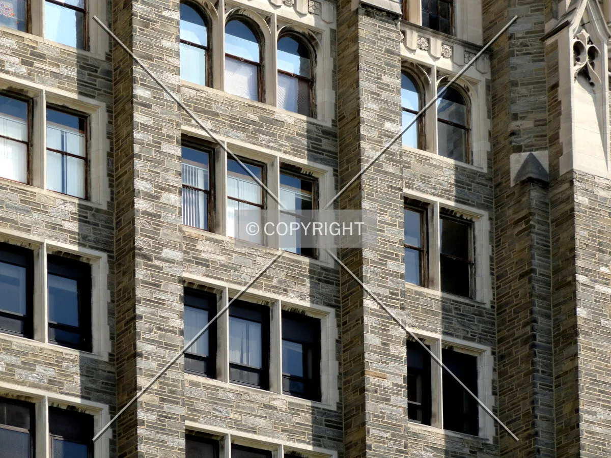 Western facade detail