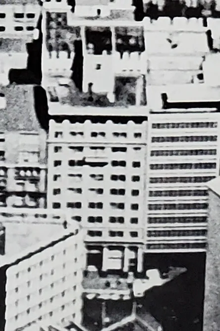 Vintage aerial from the northwest