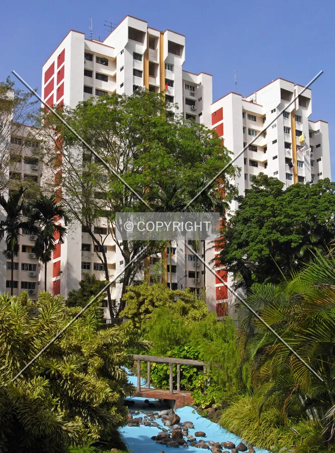 View from Block 173 towards Block 171