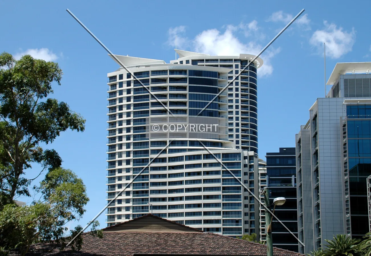 View from the west
