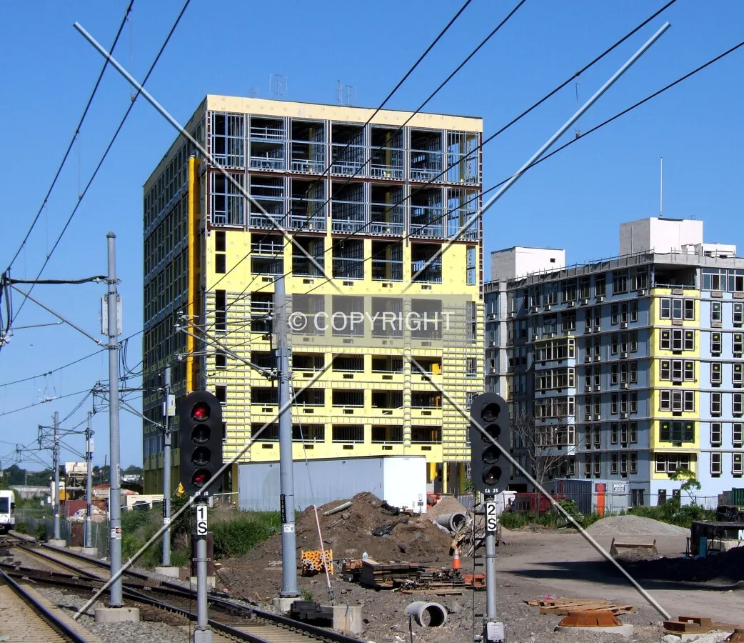 View from the southeast