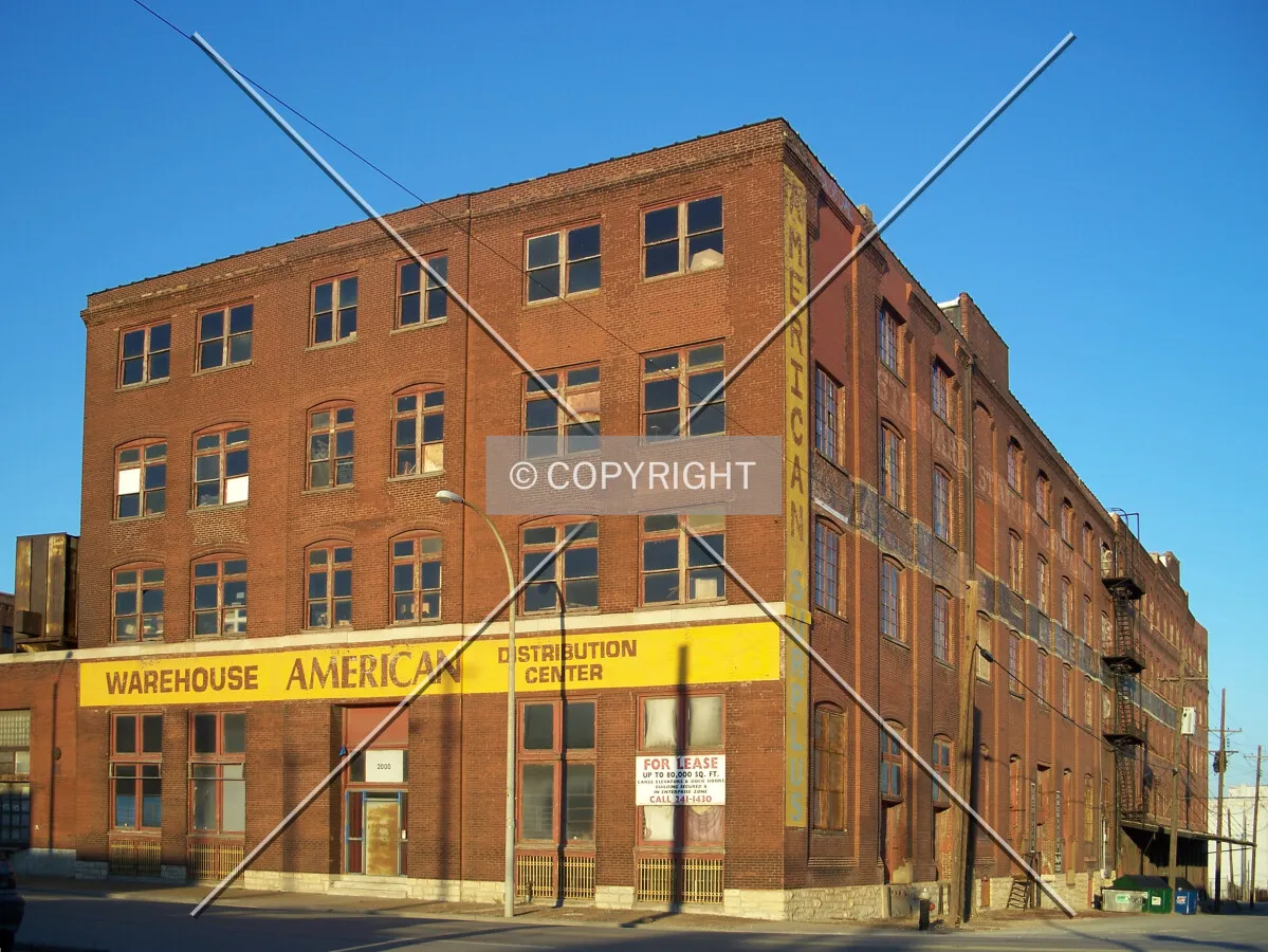 View from the southeast across North Broadway; January 2, 2008