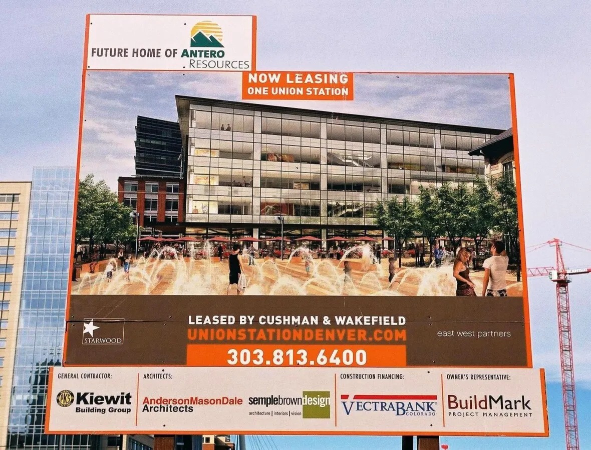 Construction signage