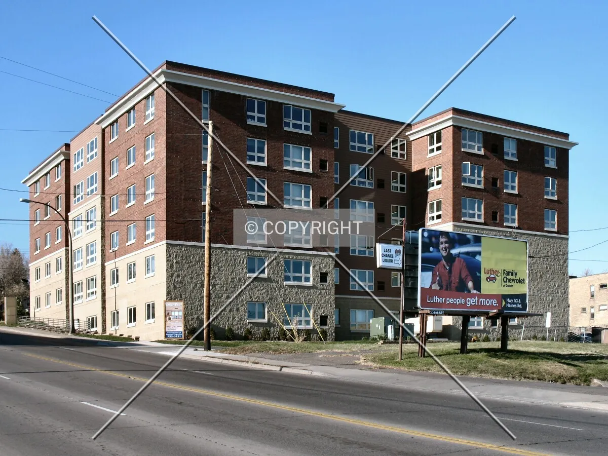 View to the north across North 6th Avenue East