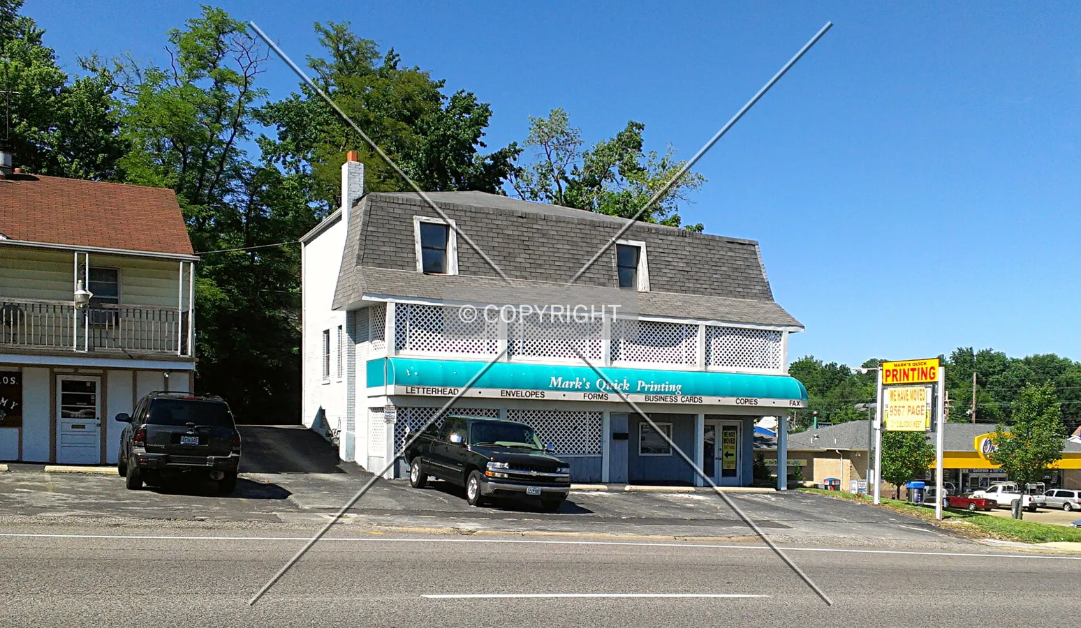 View from the southwest