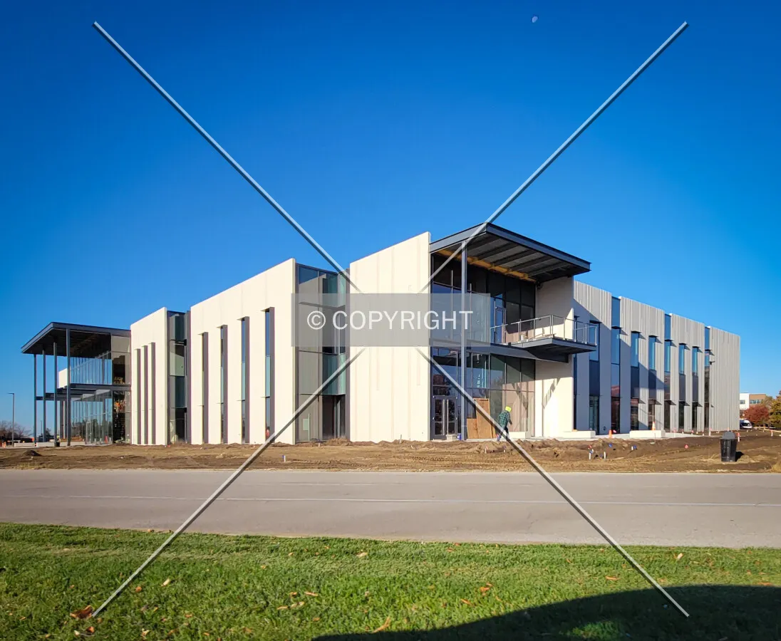 From the east during construction; November 2, 2023