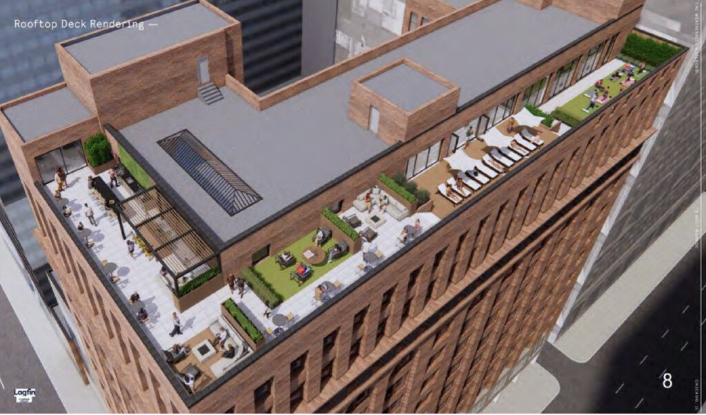 Rendering of proposed renovations