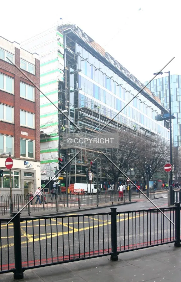 View northeast looking up Pentonville Road