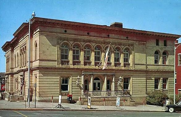 Vintage view from the northeast