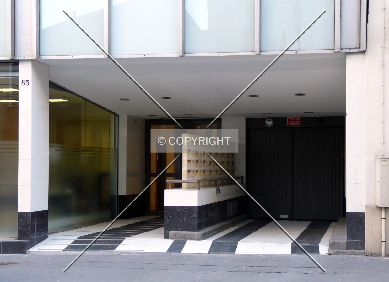 Building and parking entrance