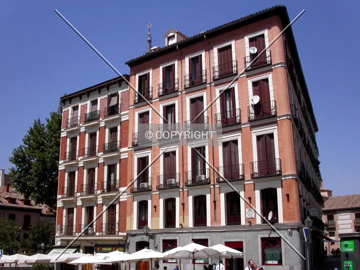 Typical architecture in the city center