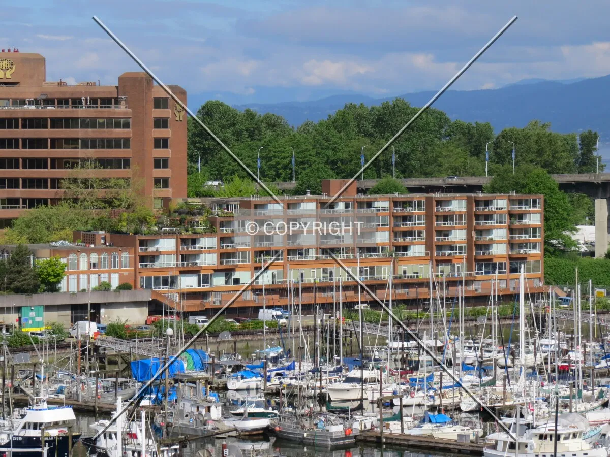View to the northwest from the Granville Street Bridge