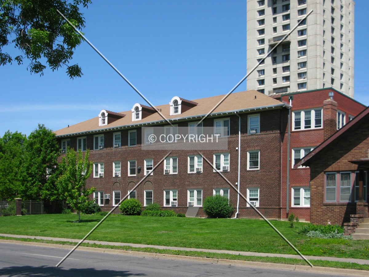 View to the northwest across East 26th Street