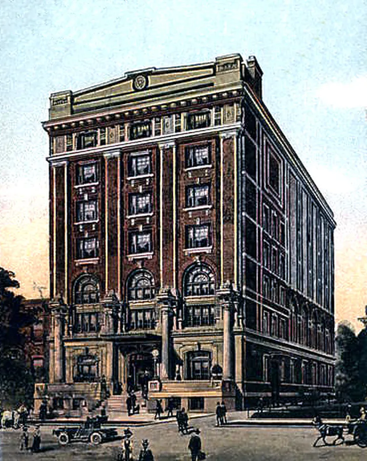 Vintage view from the west