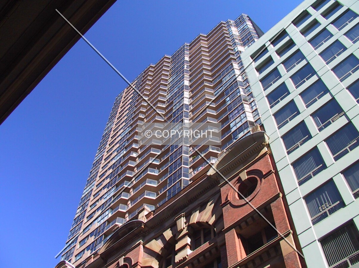 Looking up from Castlereagh Street
