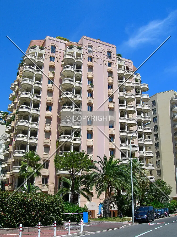 Southeast facade from Boulevard du Larvotto