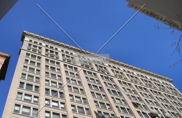 Looking up from 4th Street