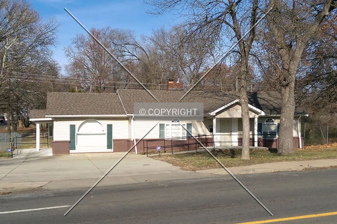 View from the southwest; November 29, 2014