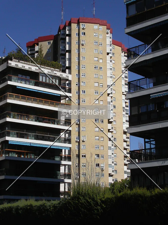The buidling among others of the area