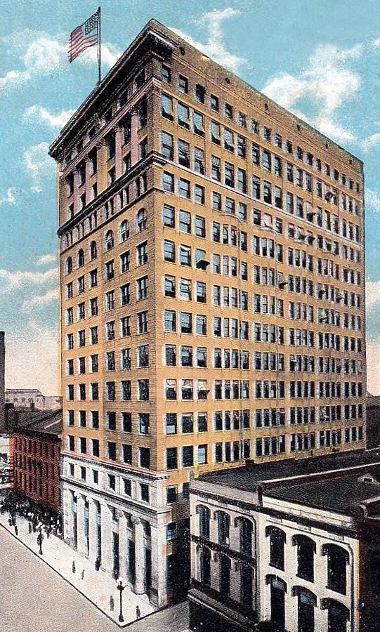 Vintage view from the southwest
