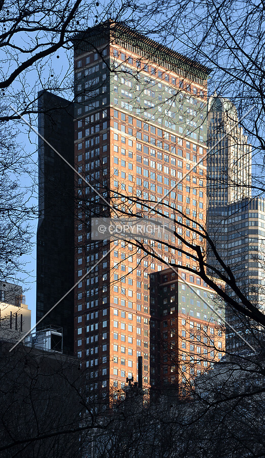 View from the northwest across Central Park