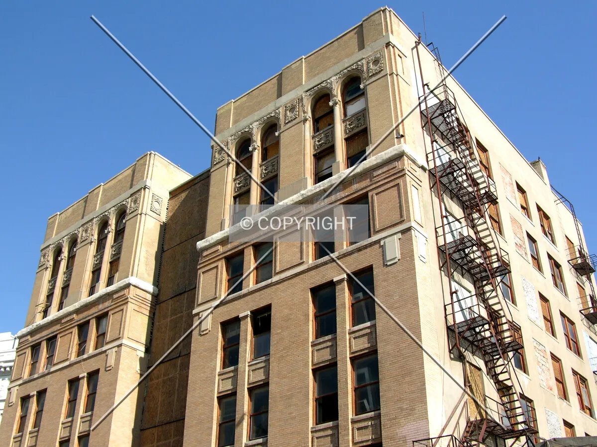 Looking up the southwest side from across South Mesa Street