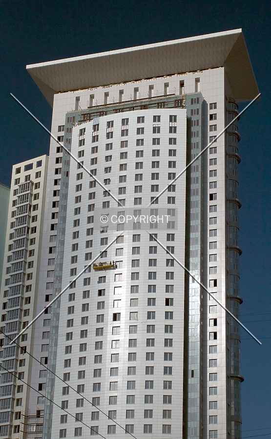 The upper floors as seen from the south