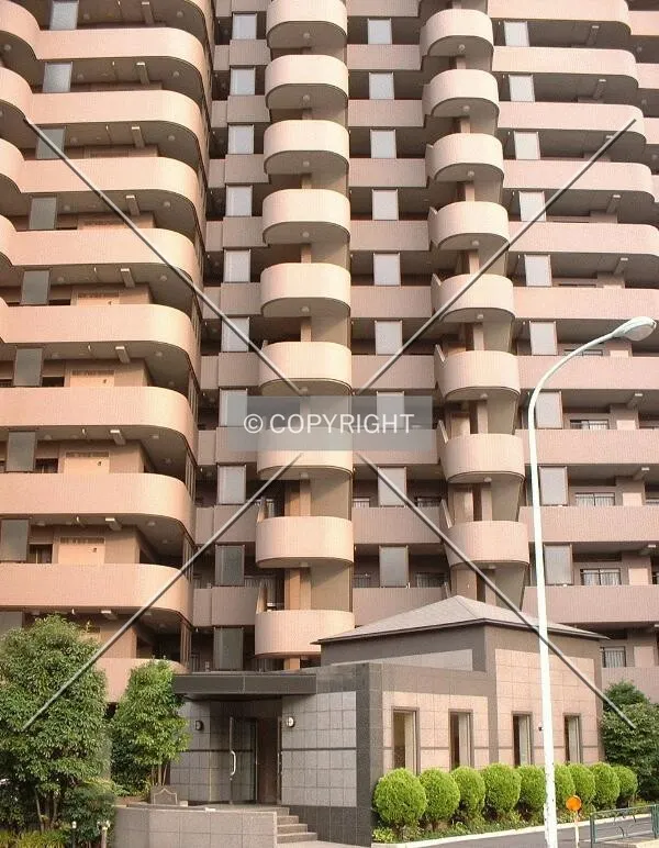 Entrance and balconies