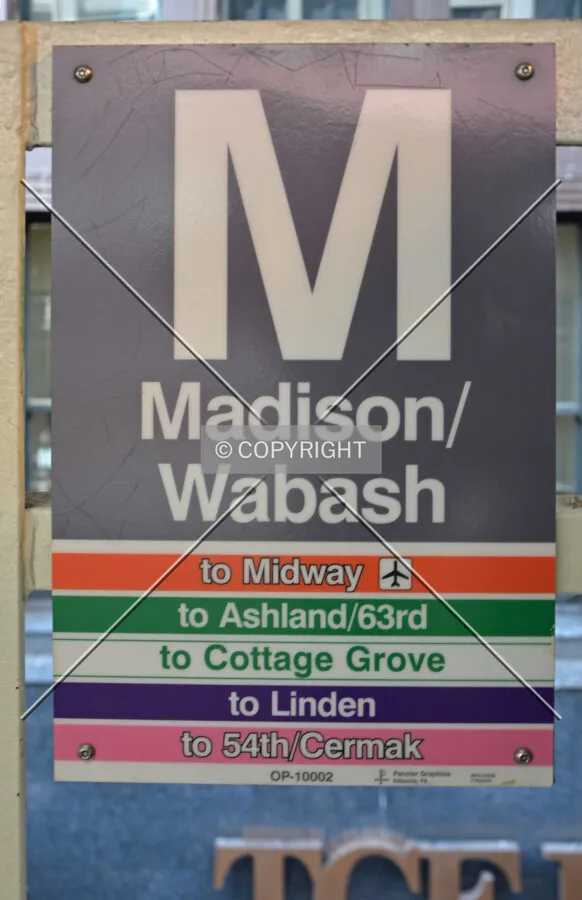 Station sign on western platform; March 7, 2015.