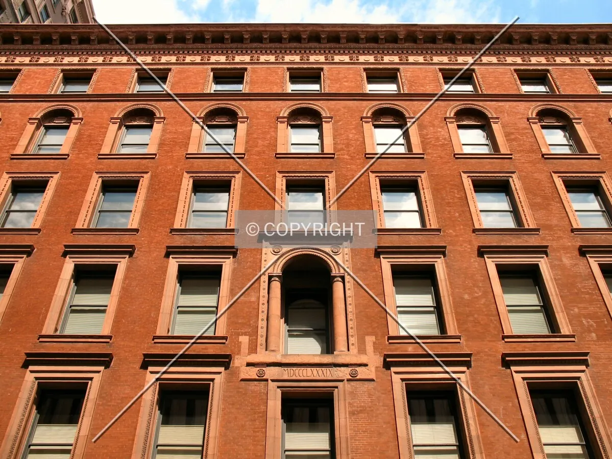 Looking up from East 4th Street
