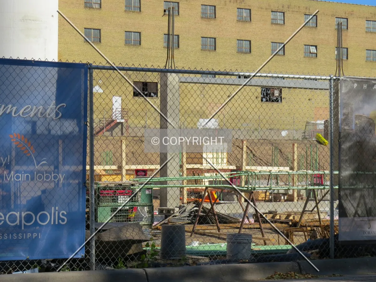 First structural concrete above ground
