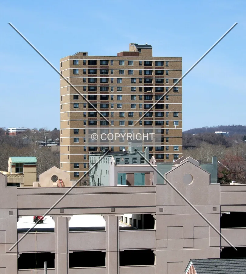 View from the southeast