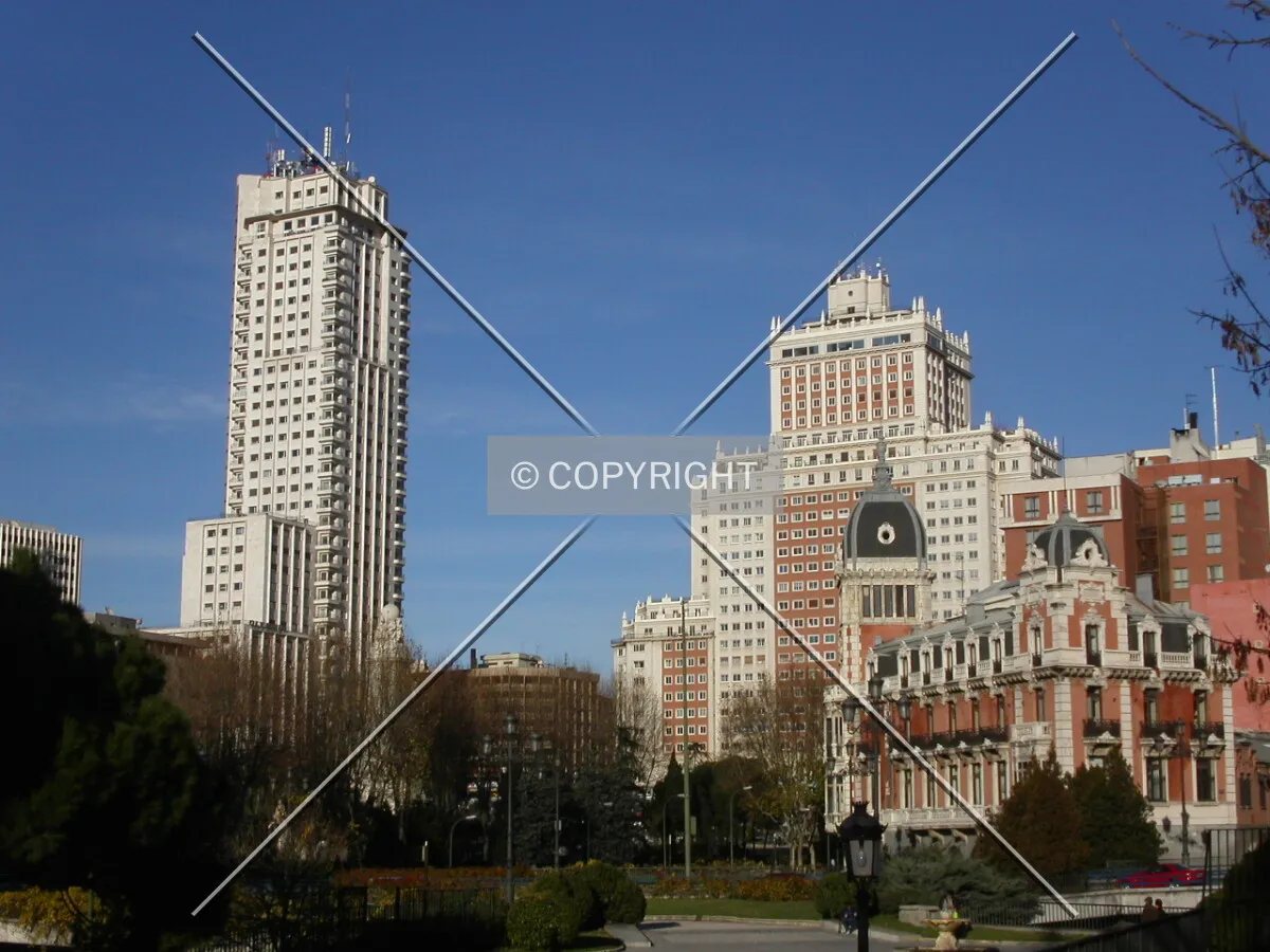 Plaza de España from a distance