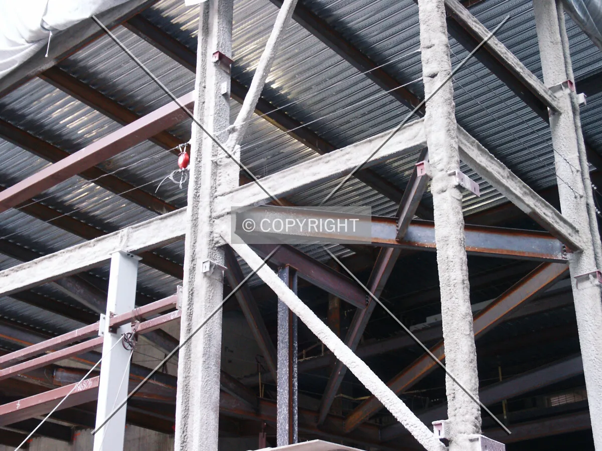 Detail of the steelwork