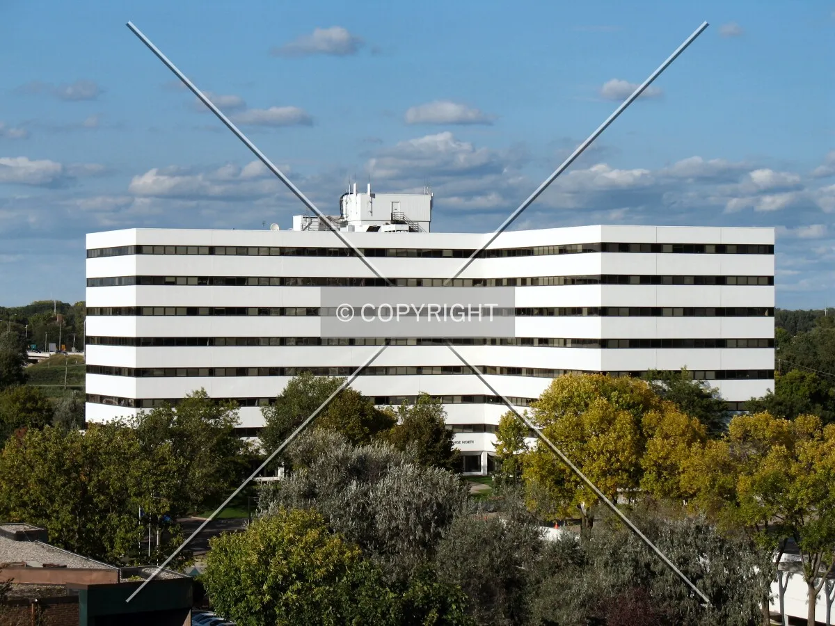 Elevated view from the south