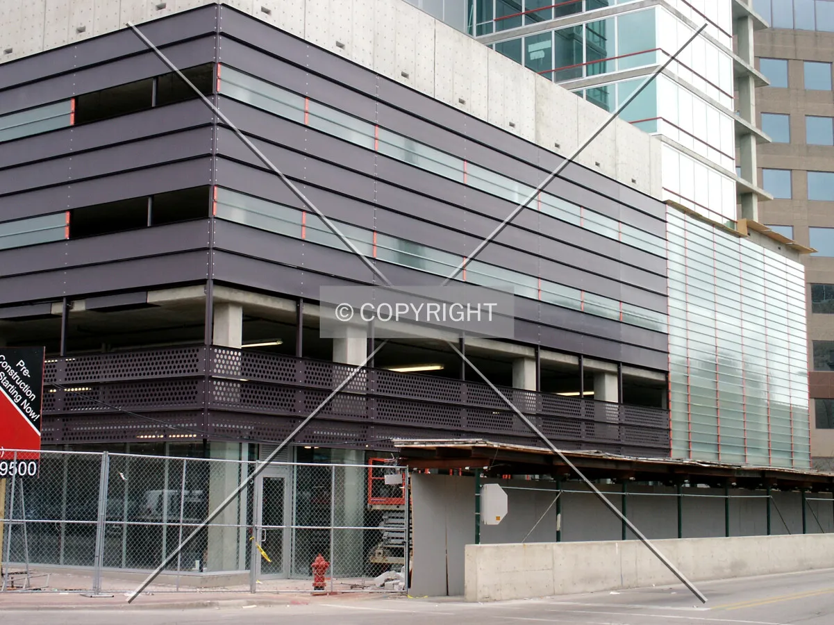 South side of the base