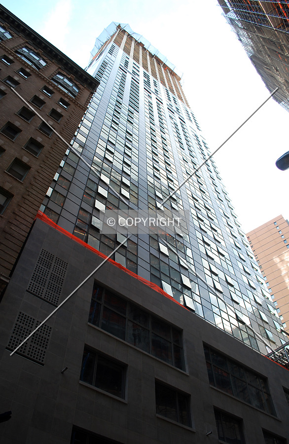 Looking up from Albany Street