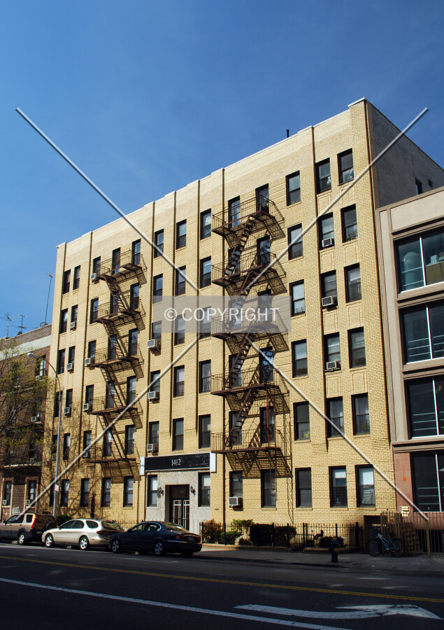 Viewed along Ocean Avenue