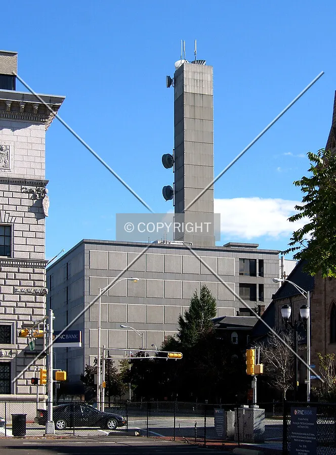 View from the northwest at Broadway and Market Street