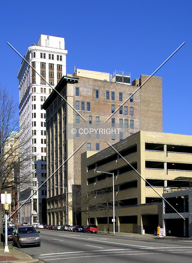 Looking east from 1st Avenue North