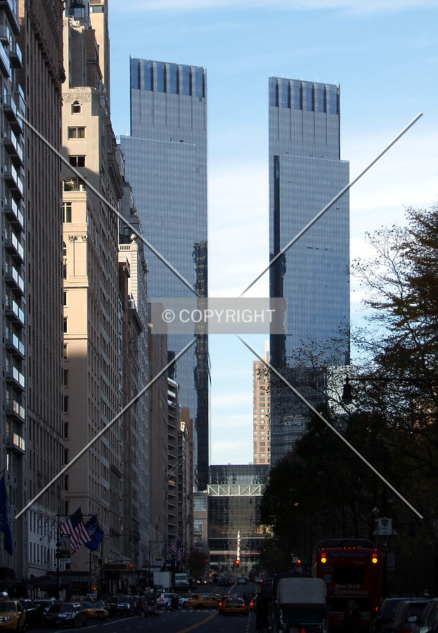 View from the southeast along Central Park South