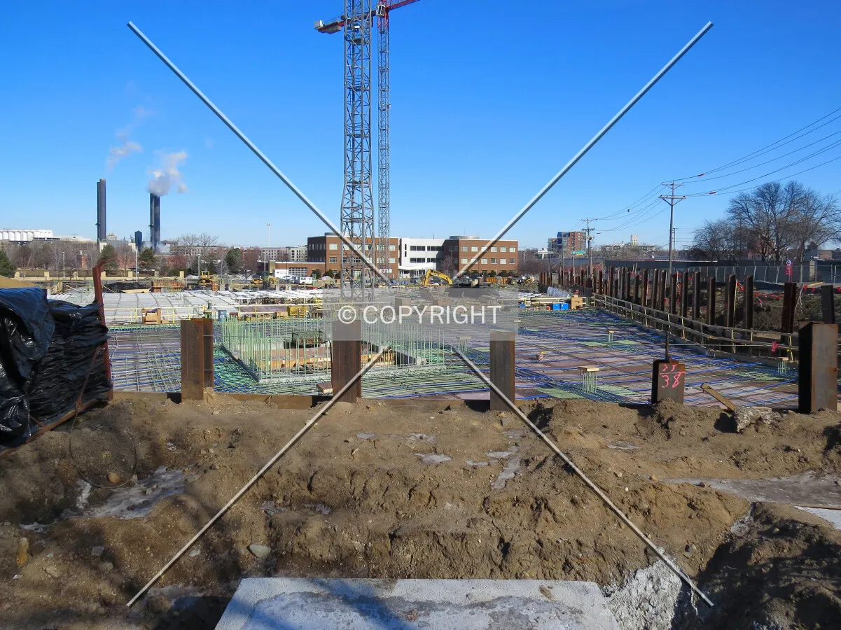 View to the north from 2nd Street South