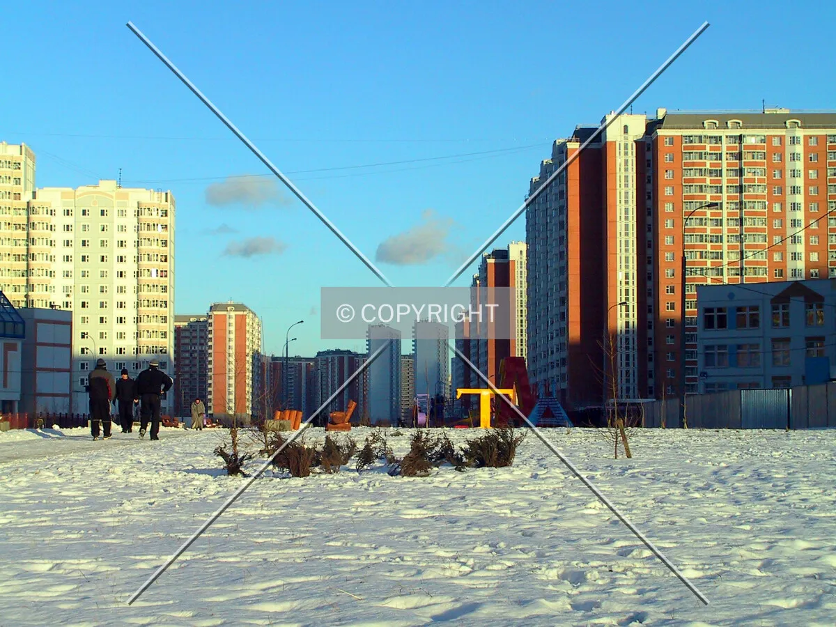 Typical residential buildings