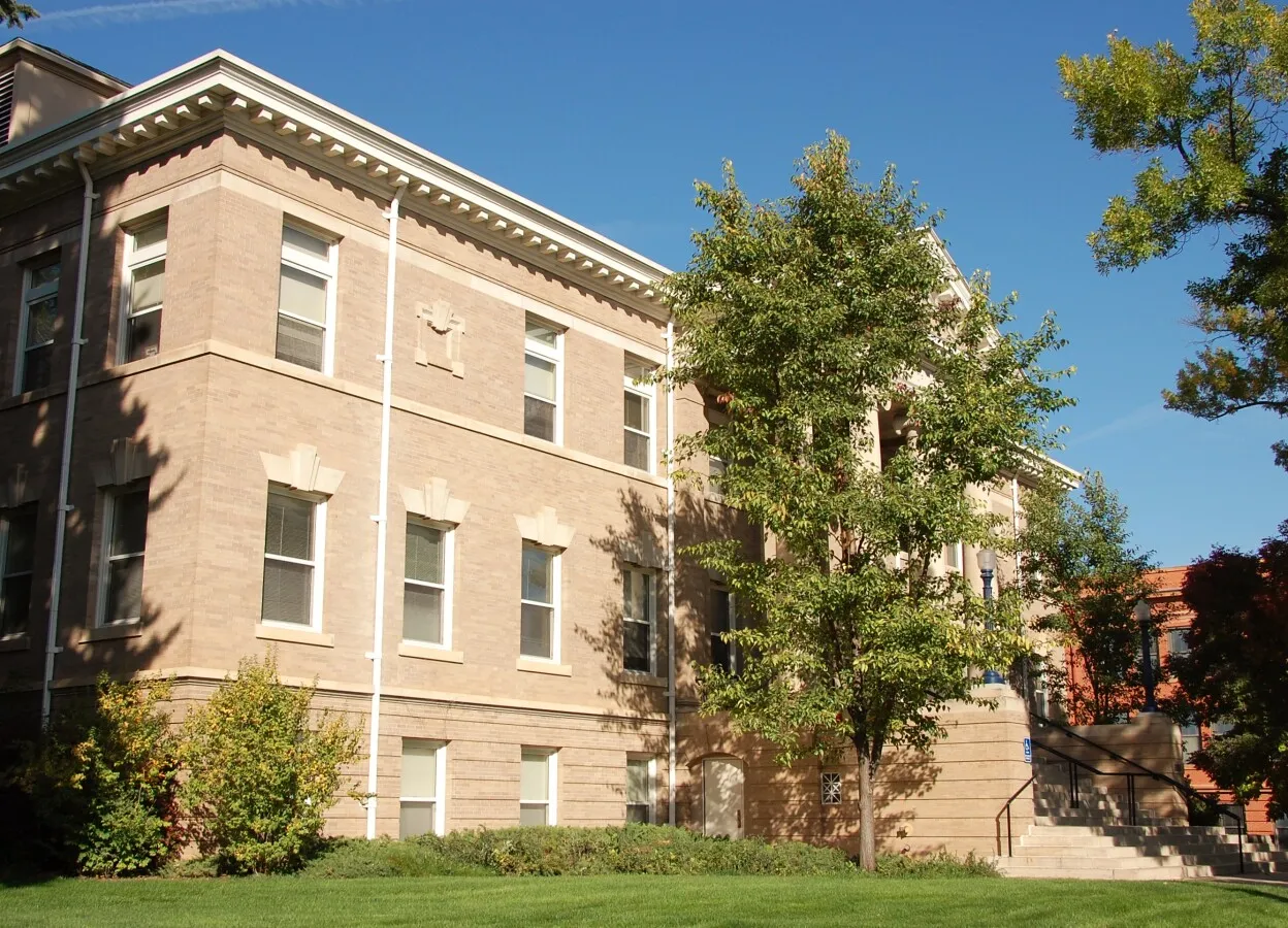 View from the southeast
