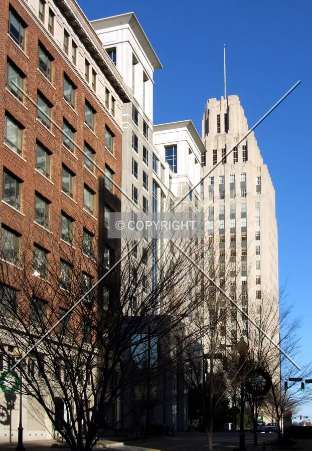 View northeast from Liberty Street