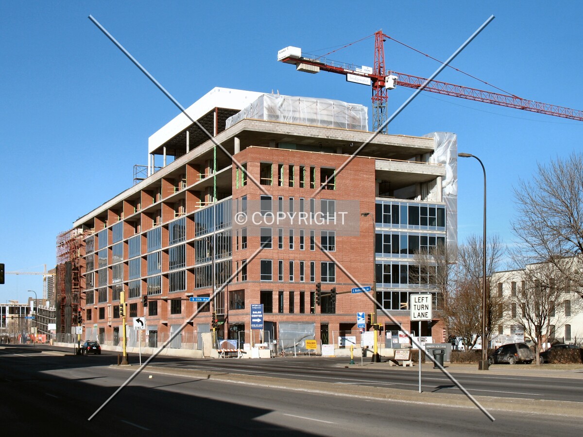View to the west along Washington Avenue South