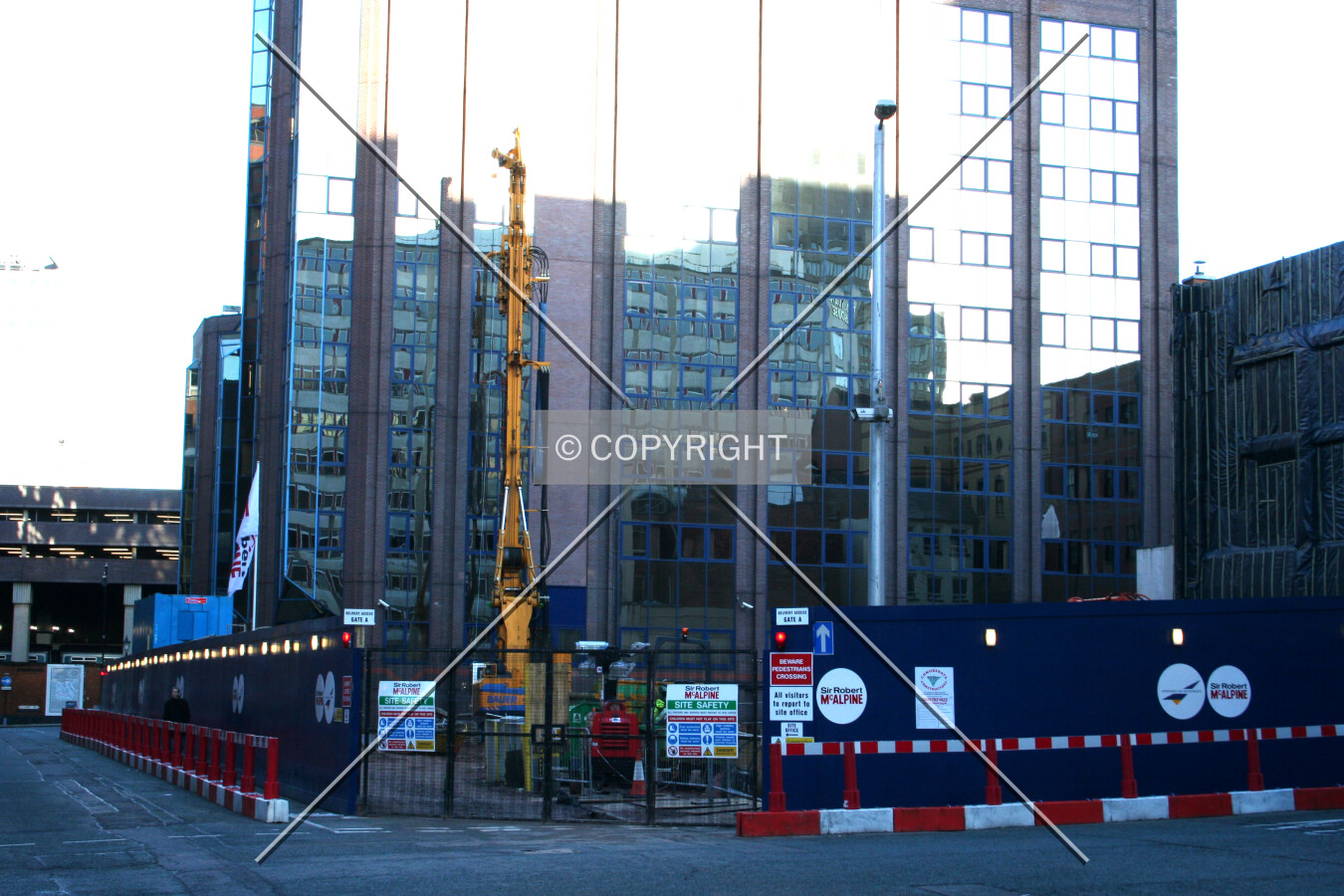 View of the site