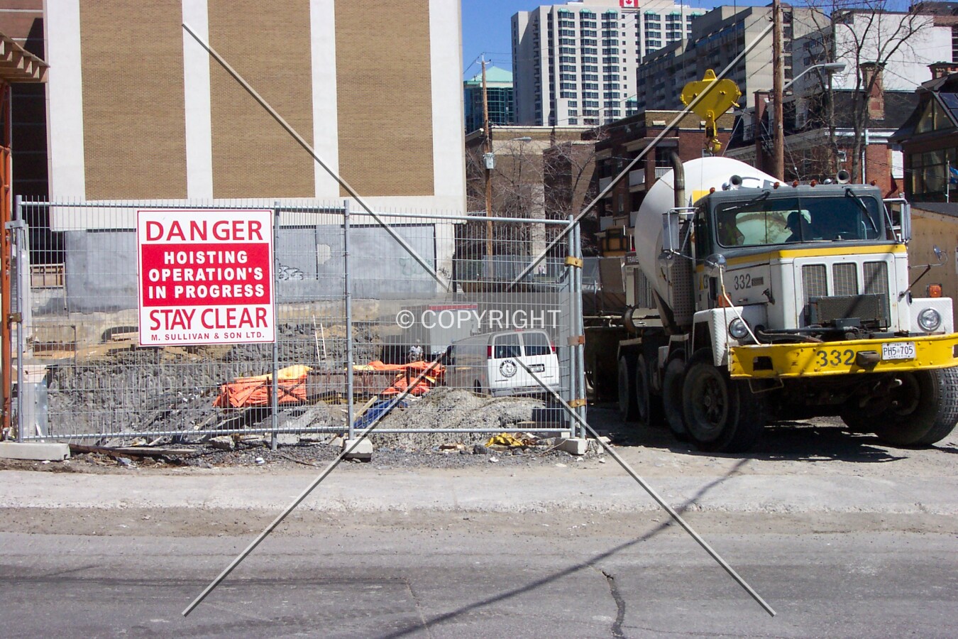 Getting ready to pour concrete