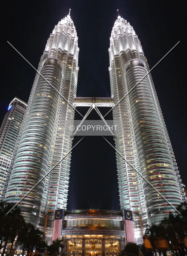 Looking up from Jalan Ampang